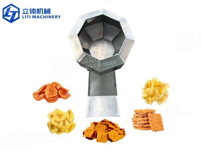 LiTi LT-WE25 French Fries & Potato Chip Seasoning Machine with Motor Core Components 50-250kg Capacity 110V/220V/380V